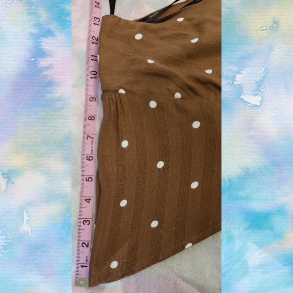 City Chic Sweet Doll Dress in Spice w/ White Dots - Picture 11 of 15